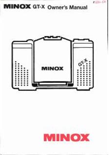 Minox 35 GT-X manual. Camera Instructions.